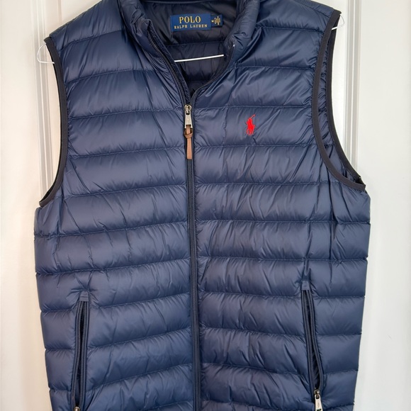 Polo by Ralph Lauren Men's Blue Puffer Vest